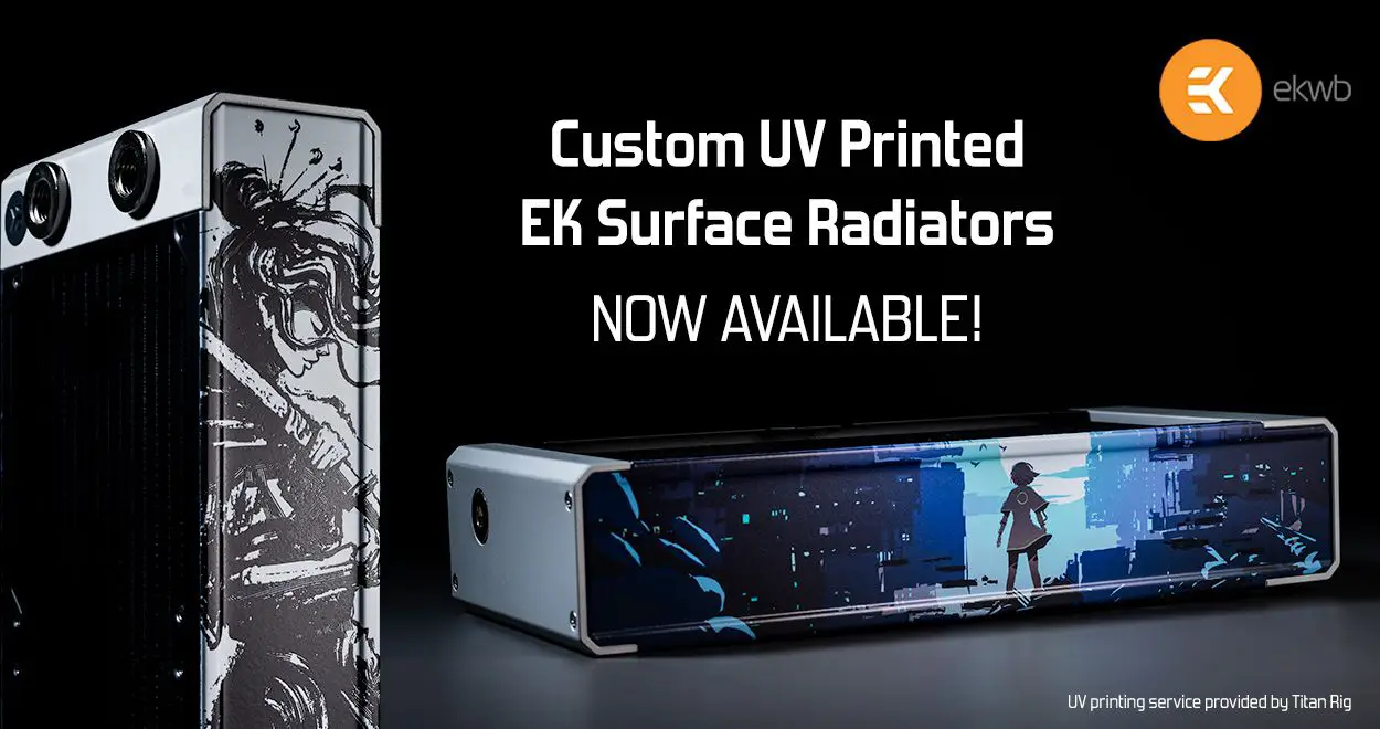 EK-Quantum Surface Radiators with UV Printing