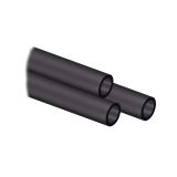 Corsair Hydro X Series XT Hardline 14mm Tubing, 1 Meter, Satin Black, 3-pack