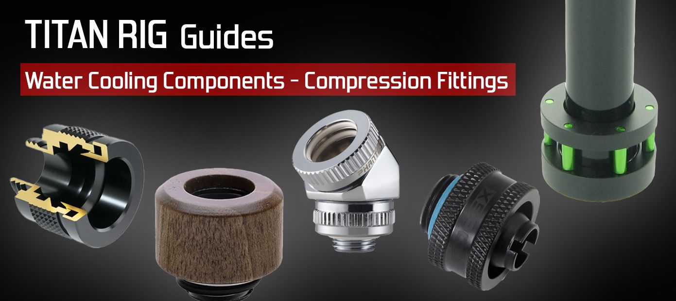 PC compression fittings for both soft tube and rigid tubing