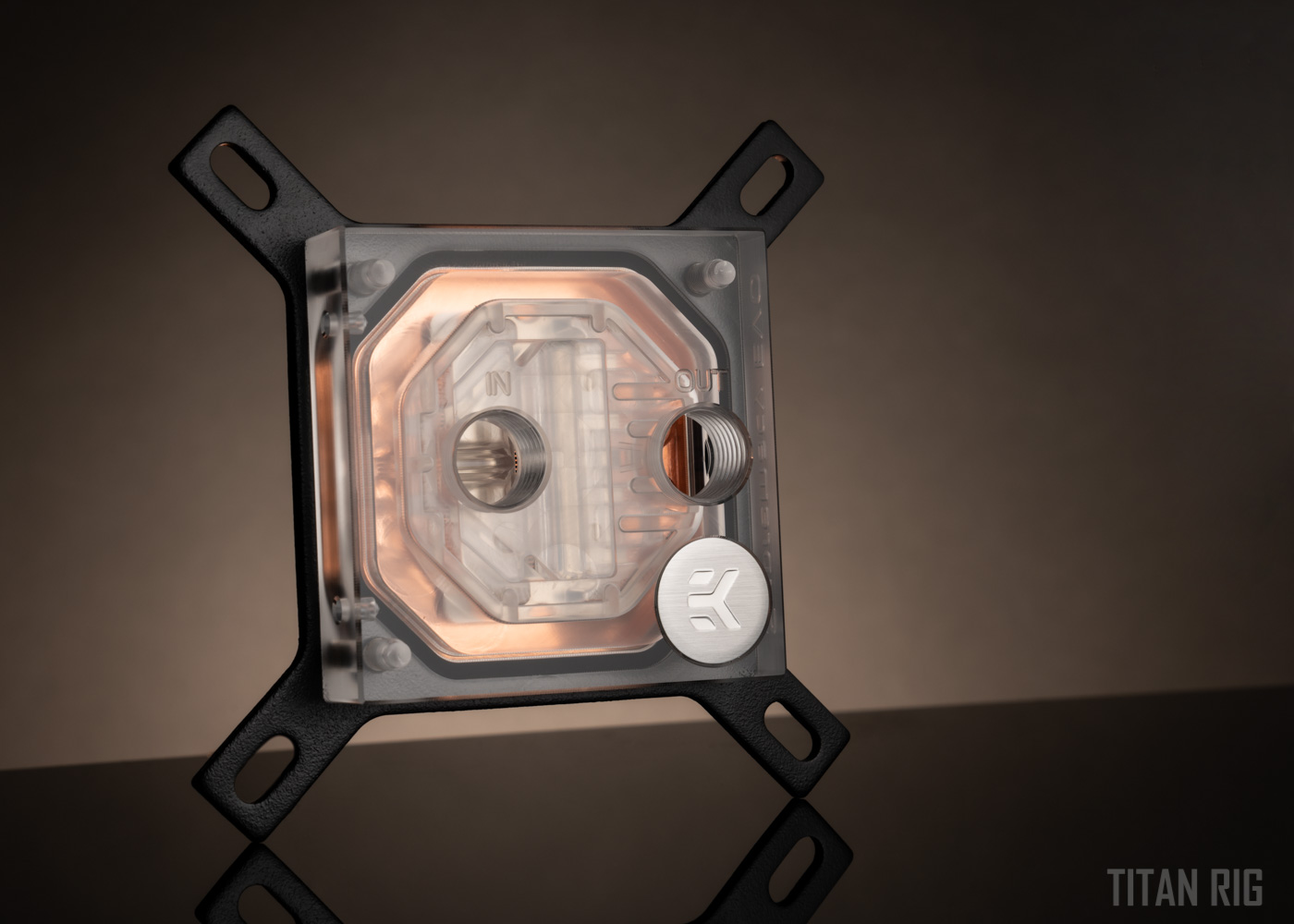 EKWB copper CPU waterblock for custom pc water cooling 