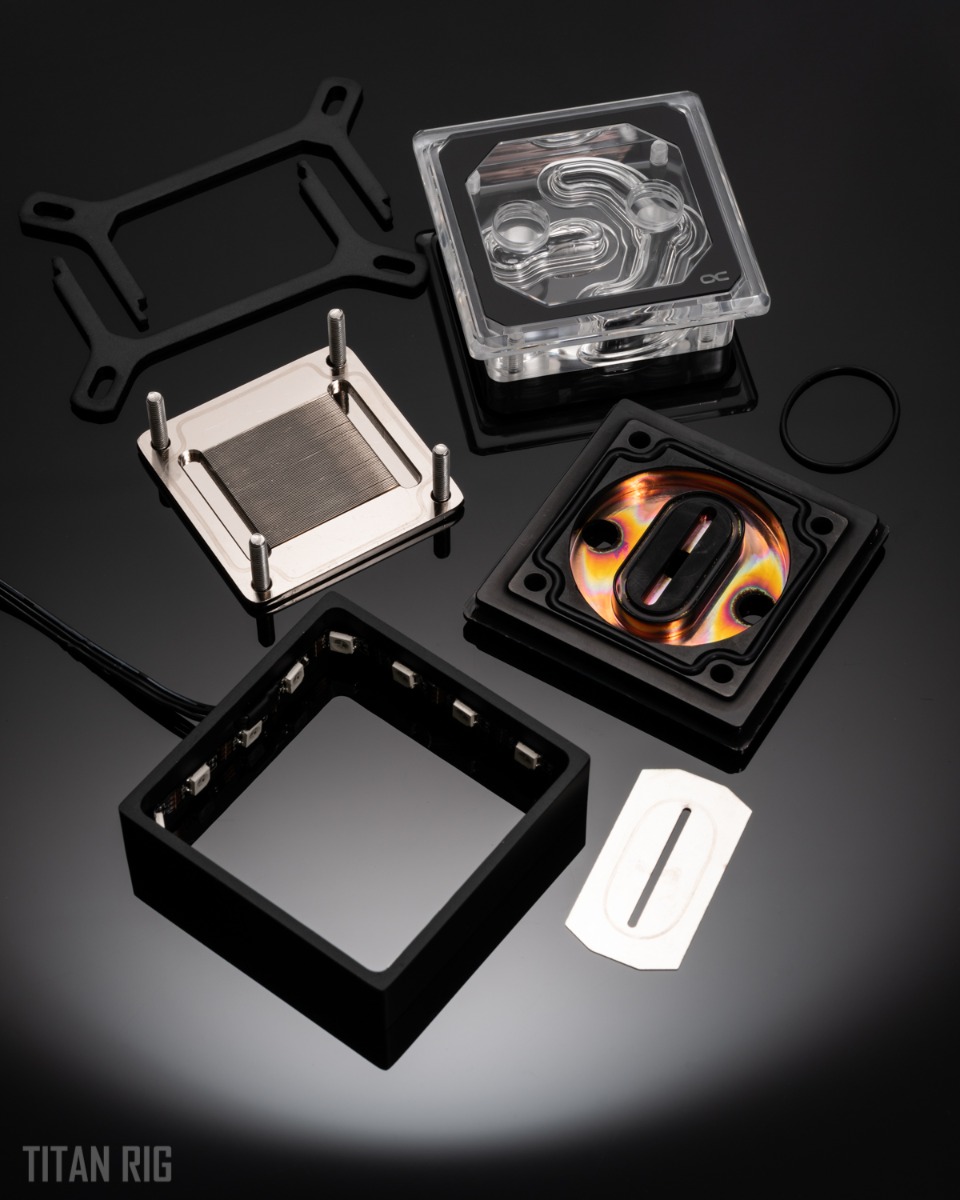 Alphacool Eisblock XPX Aurora Edge CPU Water Block complete tear down